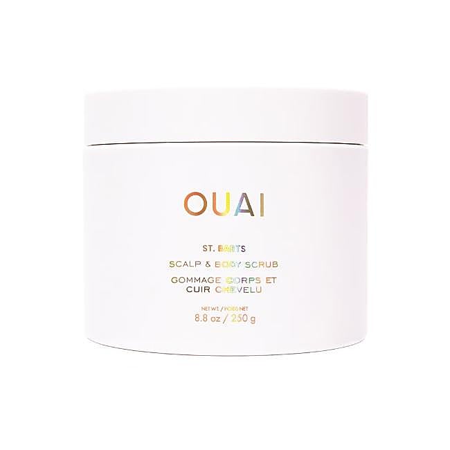 Exfoliante para el cuero cabelludo y el cuerpo Ouai St Barth.